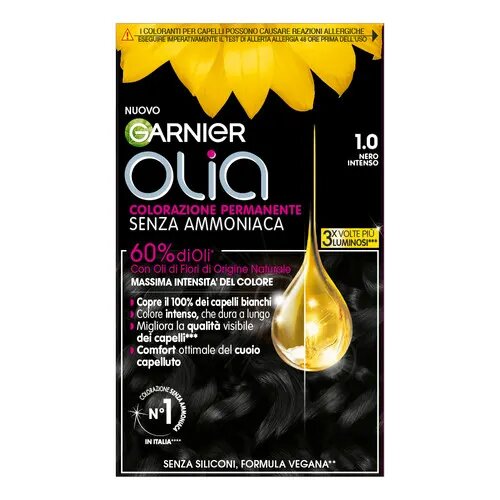Garnier Olia Colorazione Capelli 1.00 Nero Intenso-3