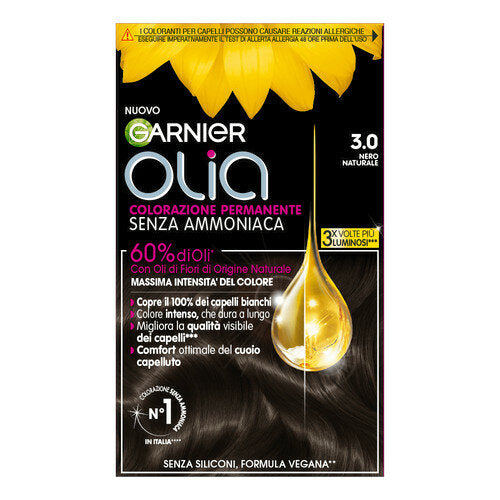 Garnier Olia Colorazione Capelli 3.00 Nero Naturale-2