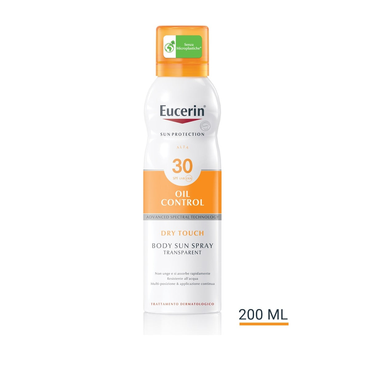 Eucerin Oil Control Sun Spray Dry Touch SPF30 protezione solare tocco secco 200ml-10