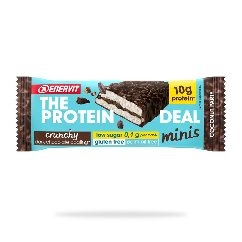 Enervit Protein Bar Crunchy Minis Coconut 33g-1
