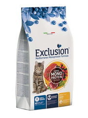 Exclusion Mediterraneo Monoprotein Noble Grain Adult Beef Crocchette Per Gatti 12kg-1