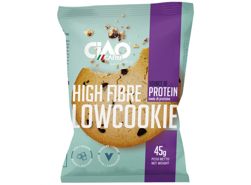Ciao Carb Stage 4 High Fibre Low Cookie 45g-1