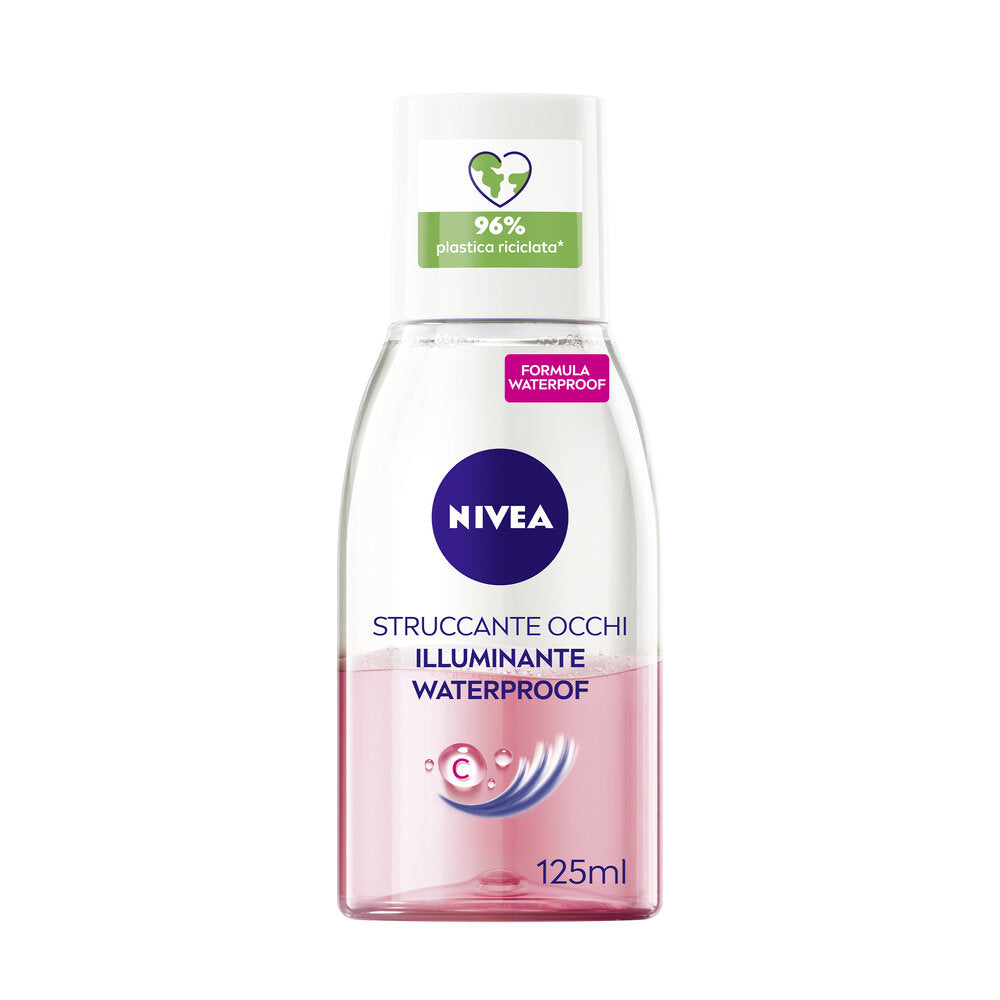 Nivea Struccante Occhi Bifase Illuminante Waterproof Olio Struccante Bifasico Per Gli Occhi 125ml-1