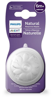 Avent Tettarella Natural Response Flusso 5 6 Mesi+ 2 Pezzi-0