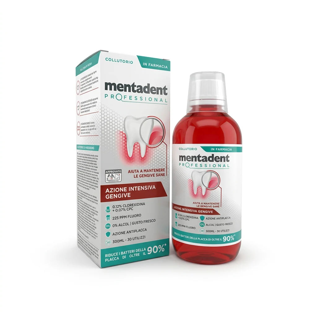 Mentadent Professional Collutorio 0,12% Clorexidina + 0,07% Cpc 300ml