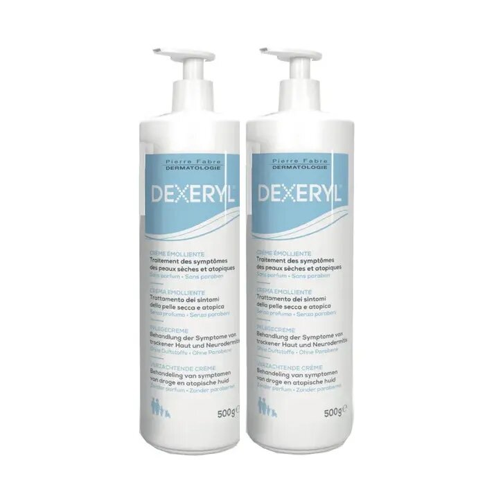 Dexeryl Duo crema emolliente pelle secca e atopica 2x500g-2