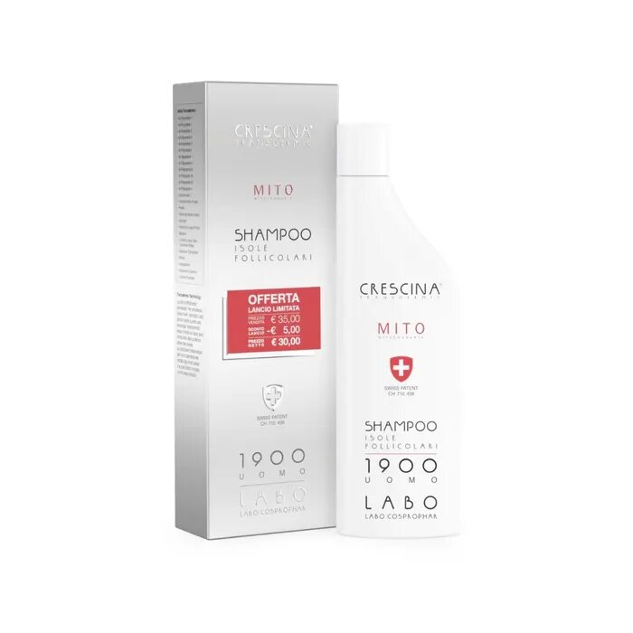 Crescina Shampoo Isole Follicolari Mito 1900 Uomo 150ml-2