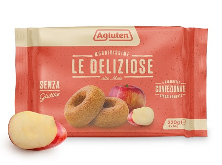 Agluten Deliziose alle Mele 4 Pezzi 220 g-0