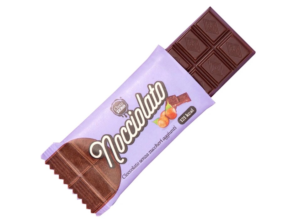 Choco Zero Tavoletta Nocciolato Fondente Senza Zuccheri Aggiunti 25g-1