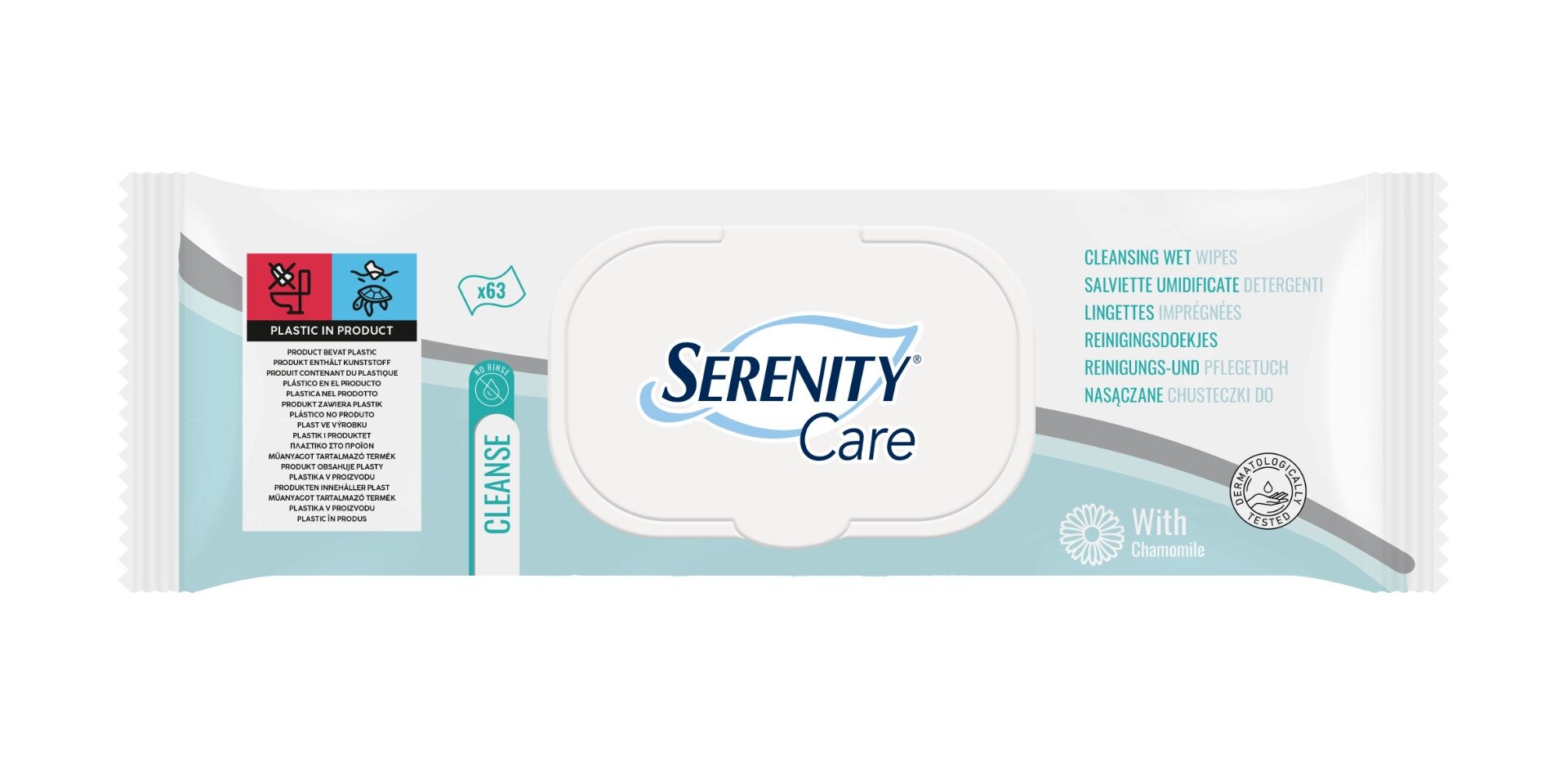 Serenity SkinCare salviette detergenti 63 pezzi-2