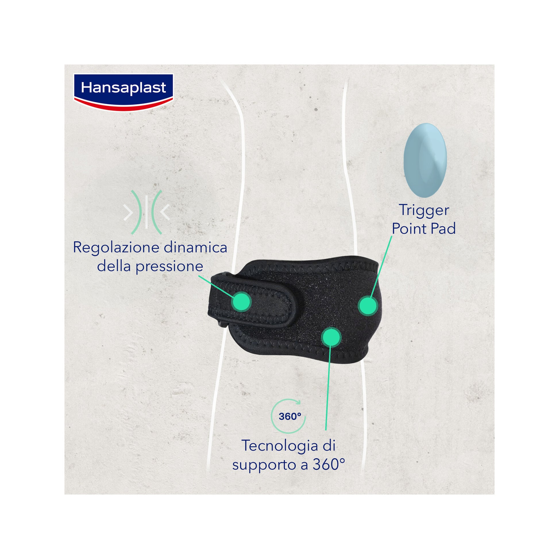 Hansaplast Sport Supporto Gomito del Tennista Tutore Epicondilite Gomito Protettivo-4