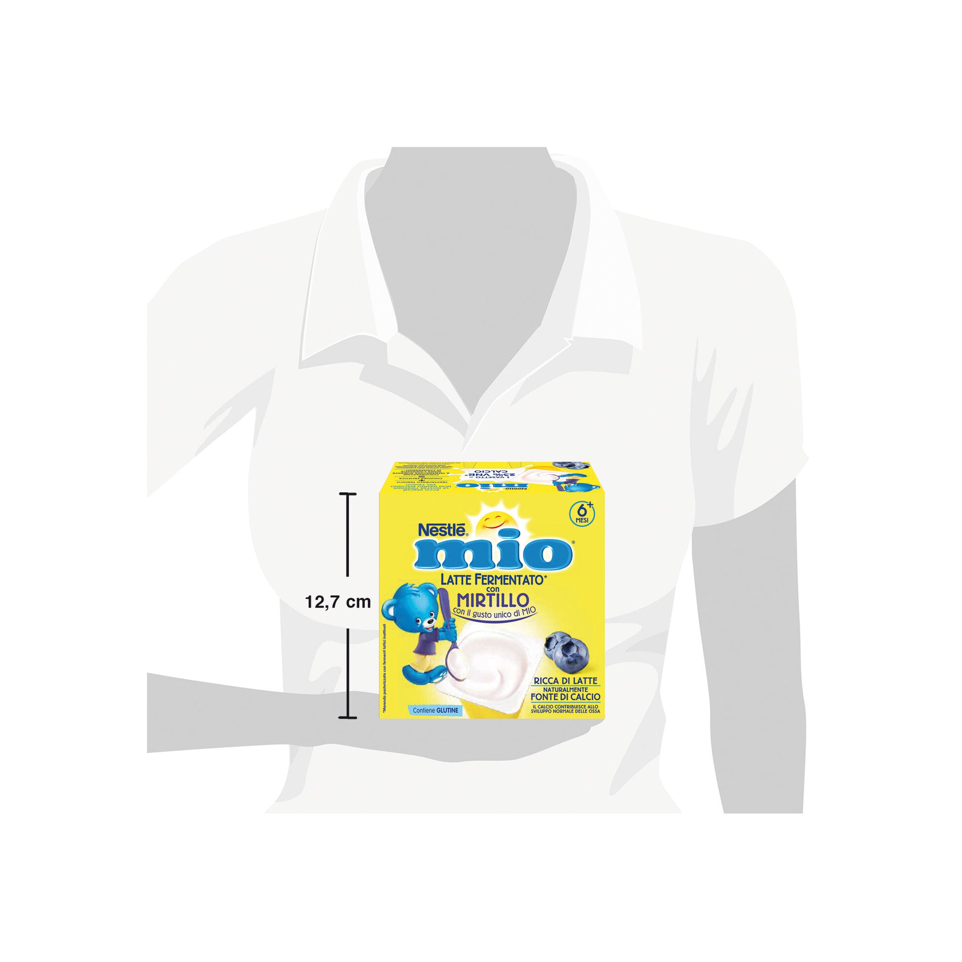 Nestlè Mio Merenda Latte Fermentato Mirtillo 4 Vasetti Da 100g-6