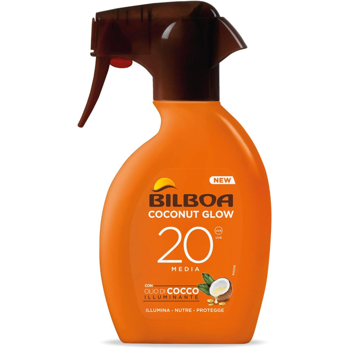Bilboa Coconut Glow Spray Solare Trigger SPF20 250ml-1