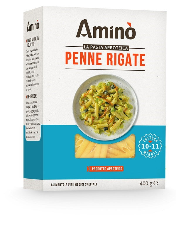 Amino la Pasta Aproteica Penne Rigate 400 g-0