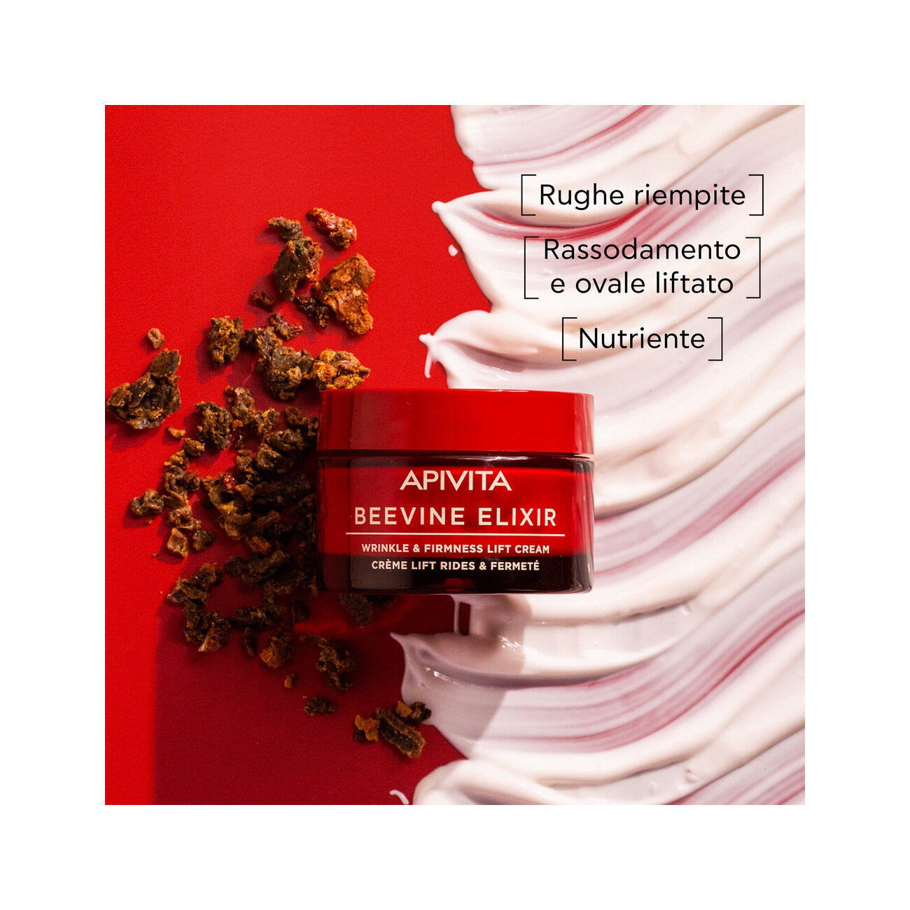 Apivita Beevine Elixir Crema Anti-Rughe Rassodante Liftante Texture Ricca 50ml-2