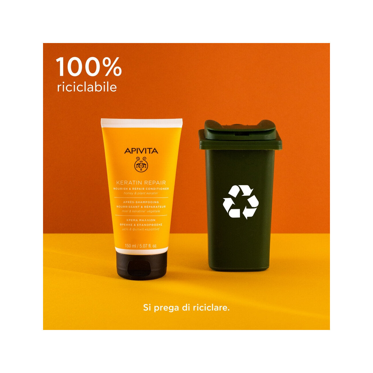 Apivita Keratin Repair Balsamo Nutriente Riparatore 150ml-6