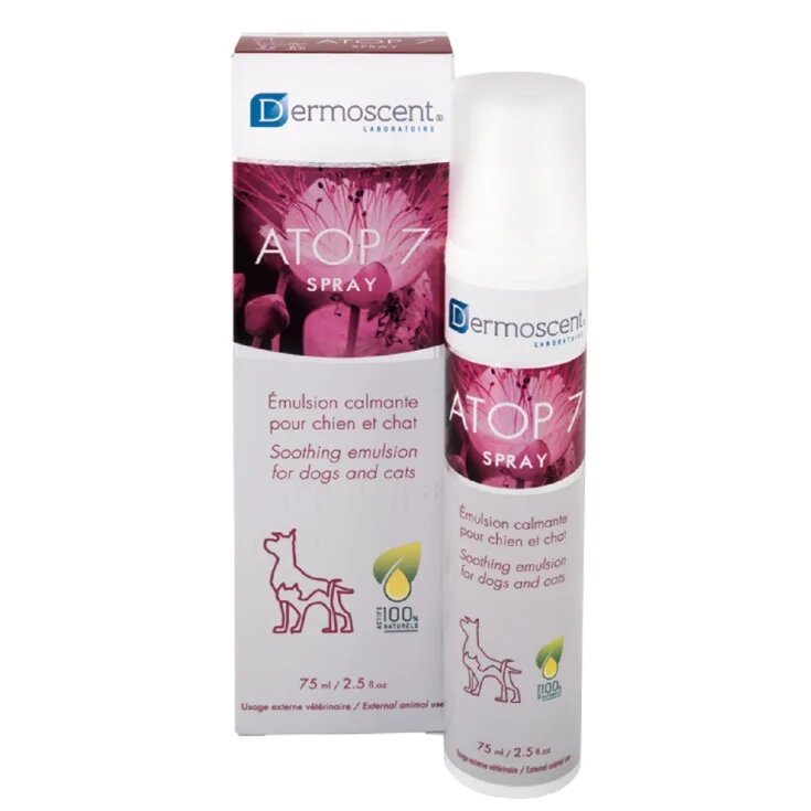 Atop 7 Hydra Spray Cane E Gatto Dermoscent 75ml-1
