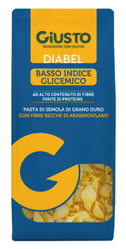 Giusto Diabel Basso Indice Glicemico Pasta Conchigliette 400g-1