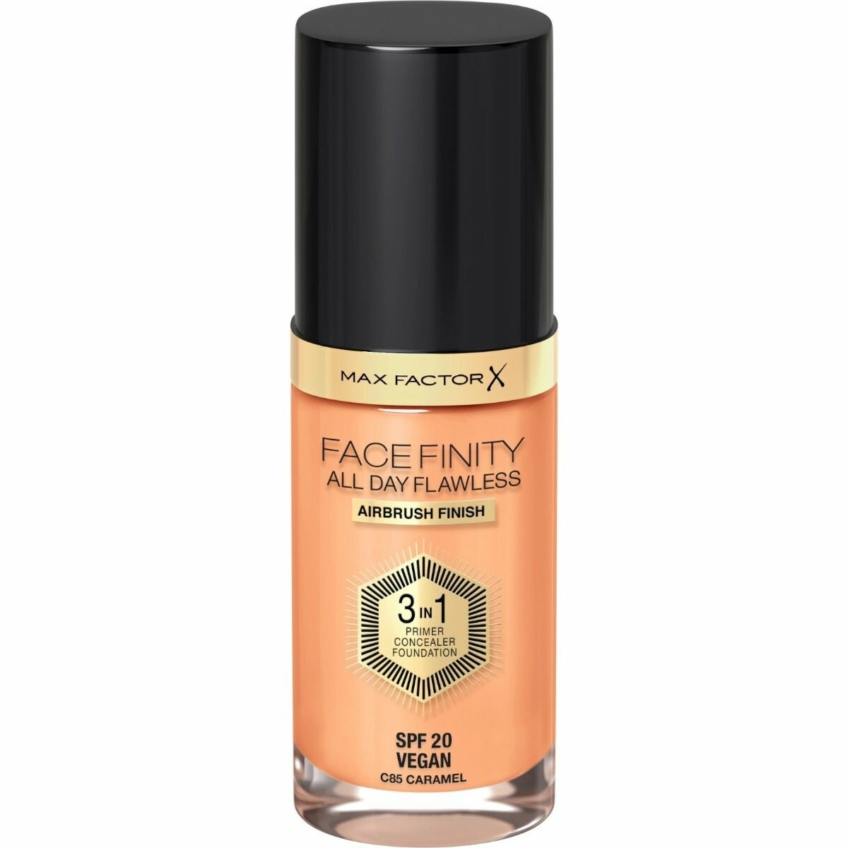 Max Factor Fondotinta Facefinity All Day Flawless 3in1 85 Caramel 30ml-1