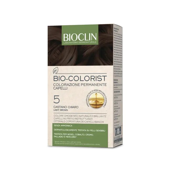 Bioclin Bio-Colorist colorazione permanente capelli 5 Castano Chiaro-2