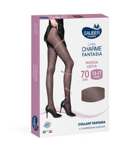 Sauber Linea Charme Fantasia Collant 70 Den Rombi Pois Taglia 3-1