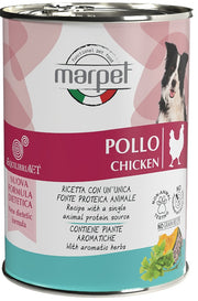 Marpet Aequilibriavet Dog Pollo Cibo Umido Per Cani Adulti Scatoletta 400g-1