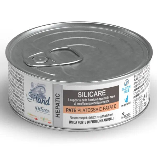 Siland Cat Adult Silicare Paté Platessa e Patate 85g-1