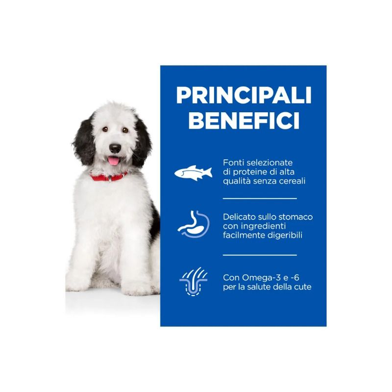 Hill's Science Plan Hypoallergenic Al Salmone Cibo Secco Cani Adulti Taglia Grande Sacco 14kg-4