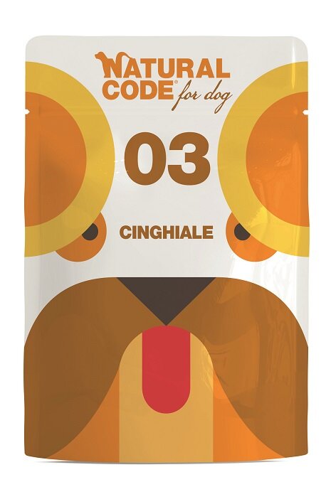 Natural Code 03 Cinghiale Cani Adulti Busta 300g-1