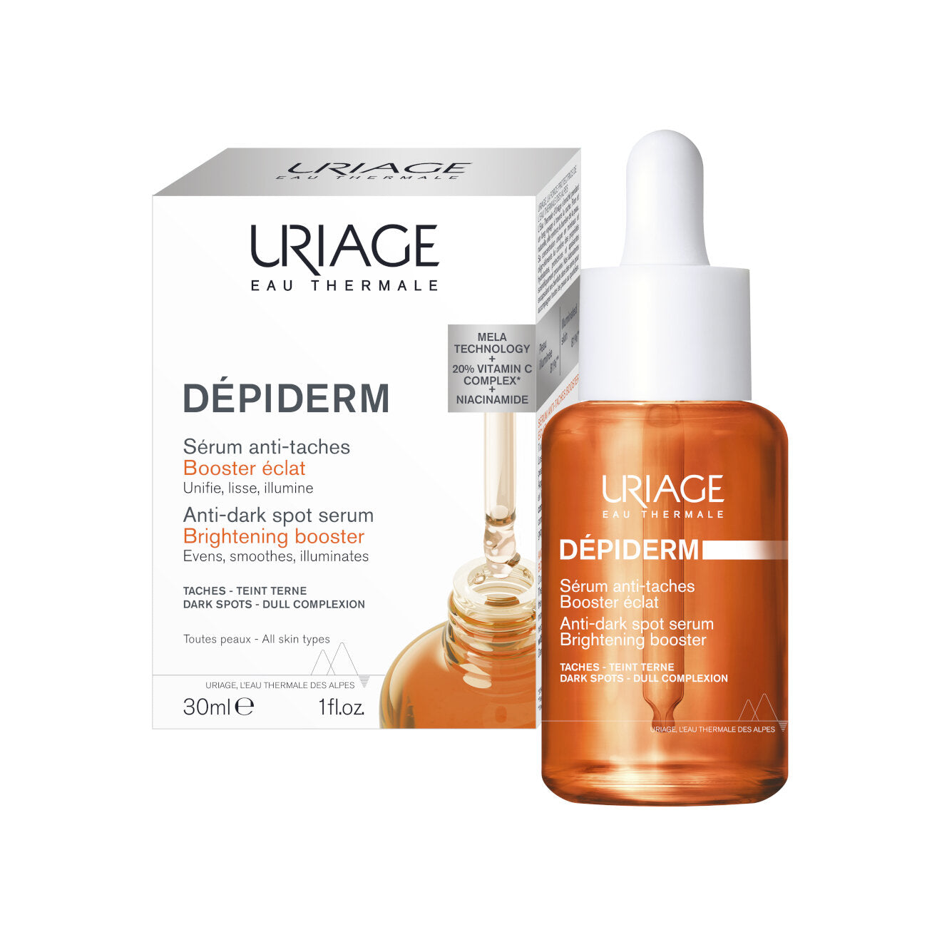 Uriage Depiderm Siero Anti-Macchie Booster Illuminante 30ml-18