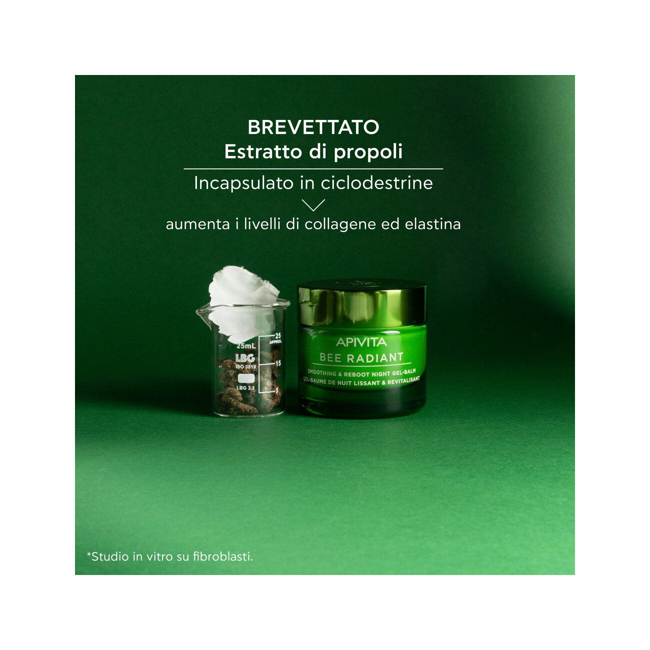 Apivita Bee Radiant Gel-Balsamo Notte Levigante & Riattivante 50ml-5