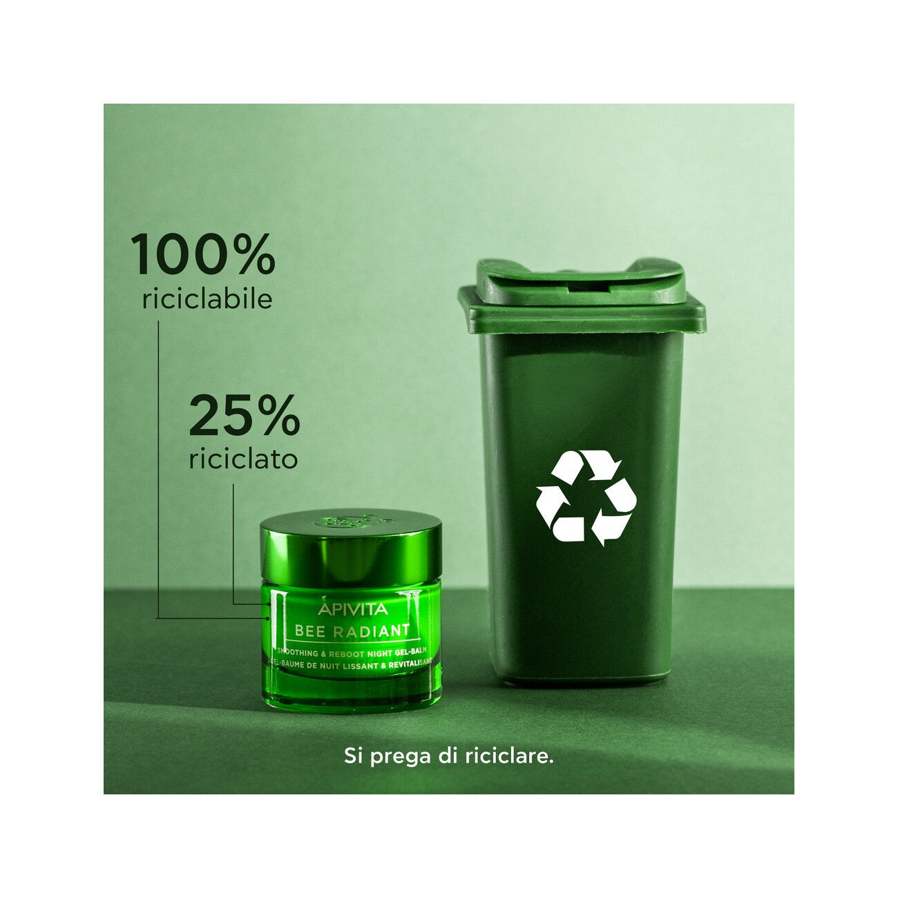 Apivita Bee Radiant Gel-Balsamo Notte Levigante & Riattivante 50ml-7