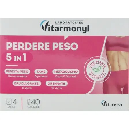 Vitarmonyl 5 In 1 Perdere Peso 40 Capsule-2