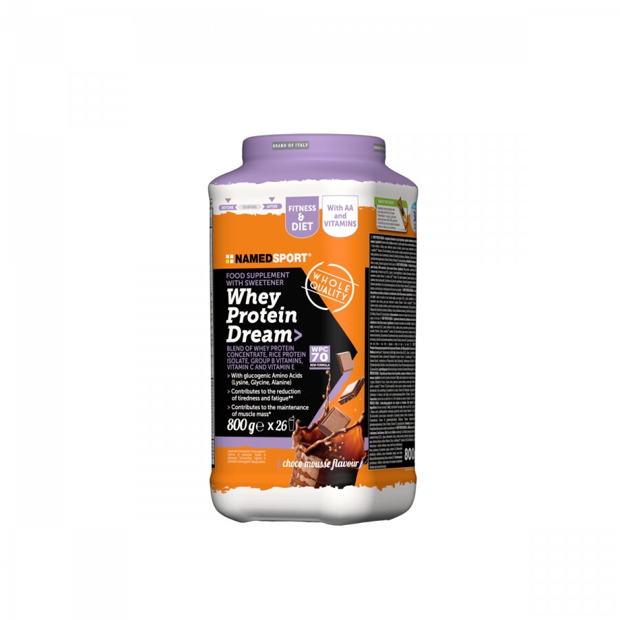 Named Sport Whey Protein Dream Choco Mousse Flavour 800g-1
