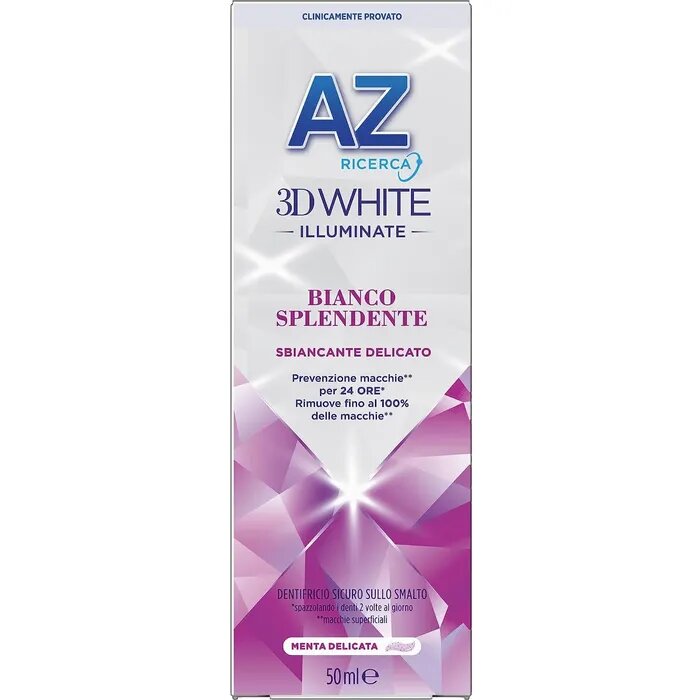 AZ Dentifricio 3DWhite Illuminate Bianco Splendente 50ml-2