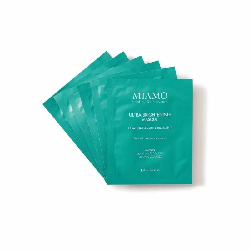 Miamo Ultra Brightening Masque Maschera Schiarente E Uniformante 6x10ml-4