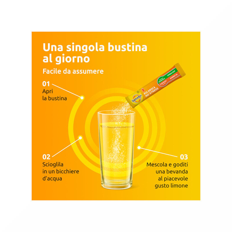 Supradyn Ricarica No Stress Integratore Vitamine e Magnesio contro la Stanchezza da Stress 20 Buste-6