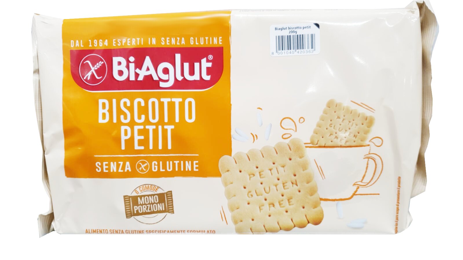 Biaglut Biscotto Petit Senza Glutine 200g-1