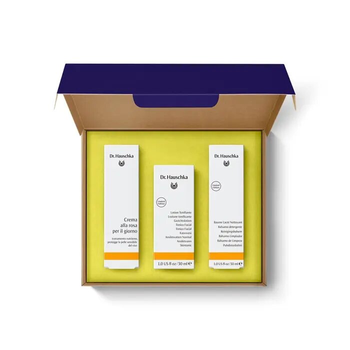 Dr. Hauschka Cofanetto Crema Viso Giorno 30ml + Lozione 30ml + Detergente 30ml-5