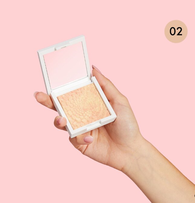 Goovi Cipria Opacizzante Blotting 02 Medium to Dark-2