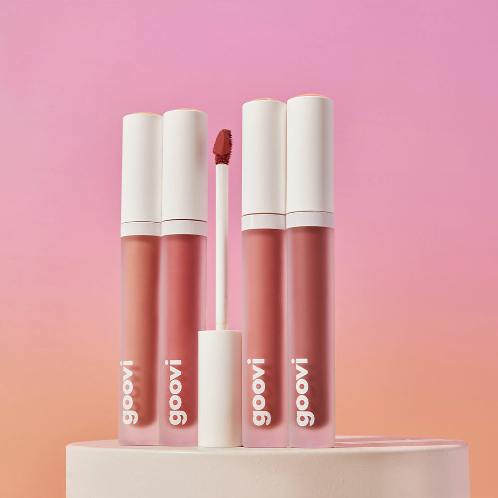 Goovi Rossetto Liquido Matte 04 Everyday Plum-3