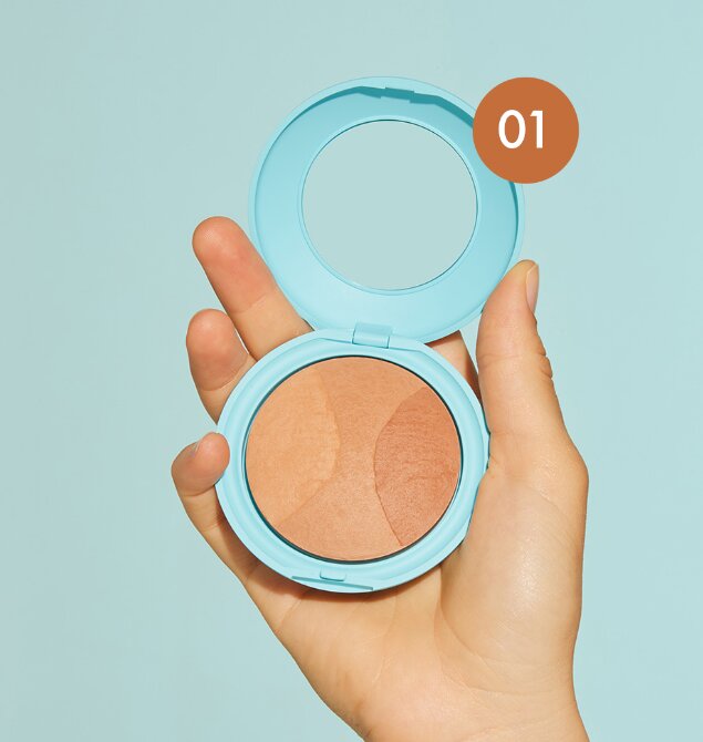 Goovi Terra Abbronzante Trio 01 Natural Rose Tan-3