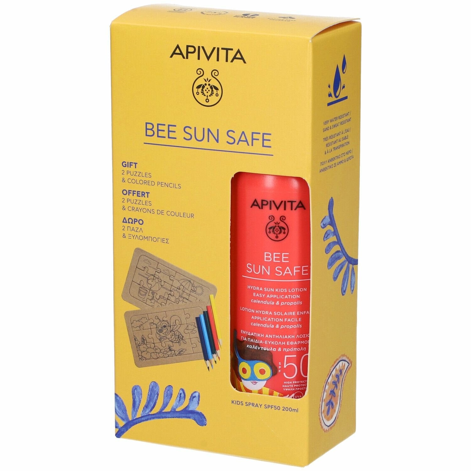 Apivita Bee Sun Safe Lozione Spray Hydra Sun Bambino SPF50 + Gift-2