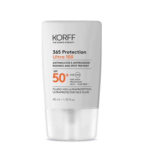 Korff 365 Protection Ultra 100 Fluido Viso Ultraprotettivo 40ml SPF50+-2