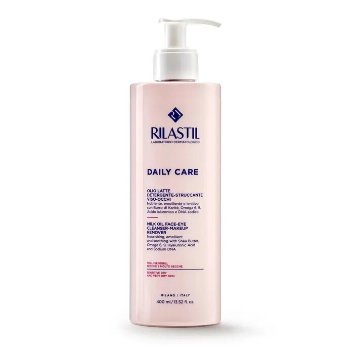 Rilastil Daily Care Olio Latte Detergente Struccante Viso/Occhi 400ml-1