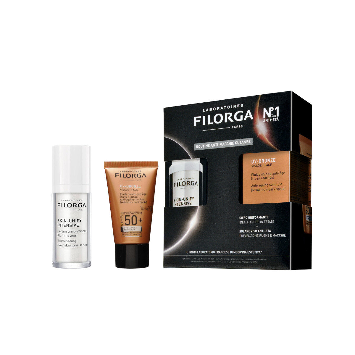 Filorga Cofanetto Duo Siero Skin Unify 30ml + Protezione Solare Viso UV-Bronze SPF50+ 40ml-2
