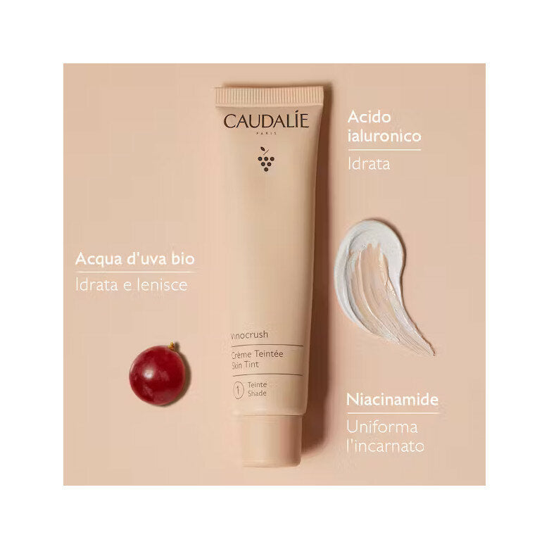 Caudalie Vinocrush Crema Colorata 30ml Tonalità 1-2
