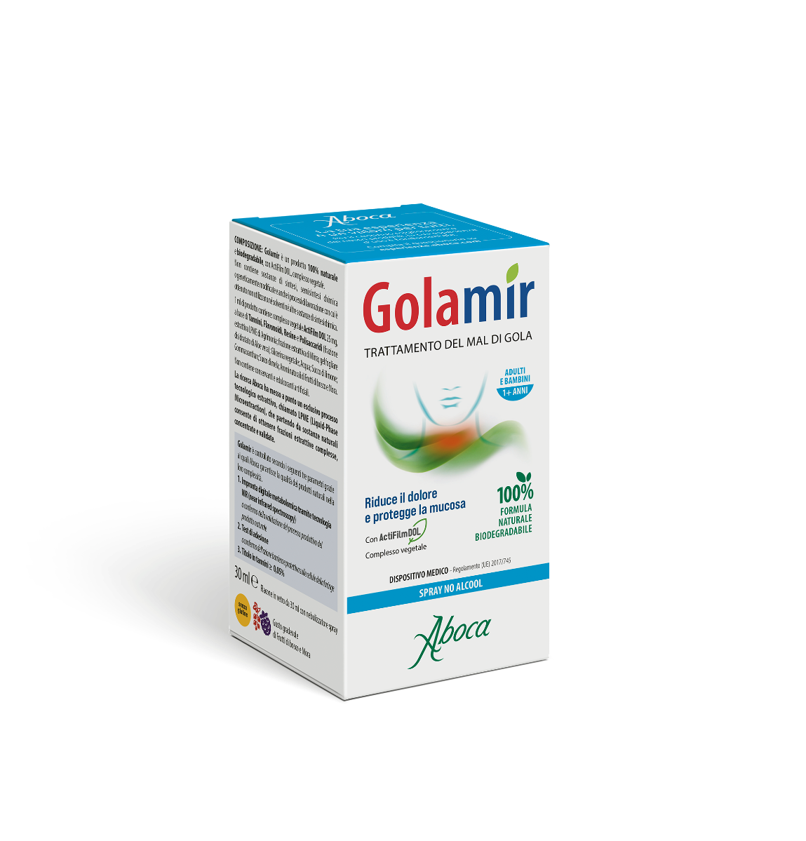 Aboca Golamir Spray No Alcol 30ml-2
