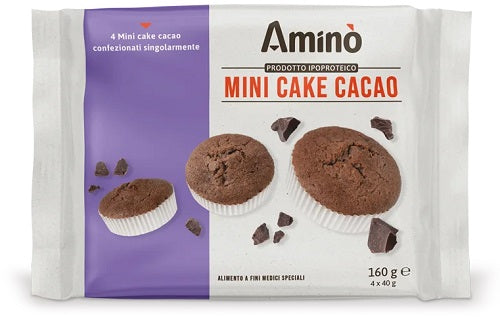 Amino' Mini Cake Cacao 4 Pezzi da 40 g-0