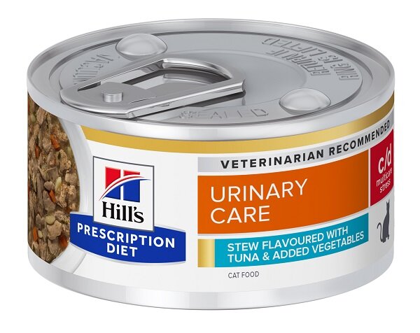 Hill's Prescription Diet Feline C/D Urinary Care Sterilised Spezzatino Tonno E Verdure 82g-1